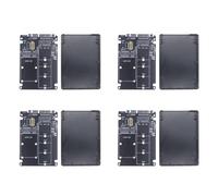 Janasiba 4X Scheda Adattatore da SSD M.2 NGFF MSATA Un 3.0 Scheda Convertitore 2 nel 1 Scheda Adattatore SSD M.2 per Disco Rigido Esterno