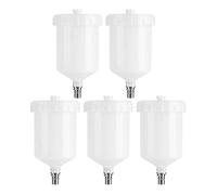 Janasiba 5 X 600 ML plastica Hvlp pittura tazza vaso per spruzzatore coppa connettore jet spruzzatore
