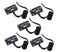 Janasiba 5 X Desktop Computer Switch Interruttore di alimentazione esterno + pulsante di riavvio PC