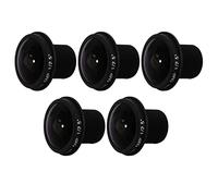 Janasiba 5 X HD Fisheye CCTV Obiettivi CCTV 5MP 1,8mm M12 x 0,5 supporto 1/2,5 F2.0 180 gradi per videosorveglianza telecamere CCTV