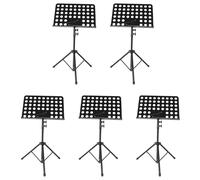 Janasiba 5 x supporto in metallo portatile smontabile strumenti musicali per pianoforte, violino, chitarra, parti accessori