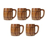 Janasiba 5X 400 Ml Natura Tazza In Stile Classico Da Brocche Bere per Festa Novità Regali Ecologici