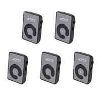 Janasiba 5X Mini Mirror Clip USB Digital Mp3 Supporto per Lettore Musicale da 8 GB SD Tf Nero