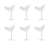 Janasiba 6 X 150Ml Creativo Forma Cocktail Tazza di Vetro Personalità Molecolare Affumicato Modello Lierung Vetro