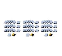 Janasiba 60 pezzi MöBel Slider Slider 25 x 25 mm PTFE Autoadesiva Mobili Tirare Cuscino Quadrato