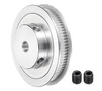 Janasiba 80 denti puleggia dentata con foro da 8 mm, ruota sincrona in alluminio con vite M5 per cinghia stampante 3D