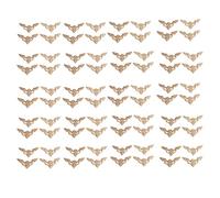 Janasiba 80 pezzi 8 x 8 cm Intagliato Angolo Onlay Mobili Decorazioni Casa Non Verniciato Applique