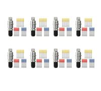 Janasiba 8X Base Portalama con Lame da 144 Pezzi (30/45/60 Gradi) per Cammeo Silhouette 1 2 3 / Ritratto/Curio/Graphtec 6000 / Ce 5000-60 Plotte