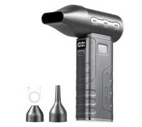 Janasiba Cordless Acrylic Paint Pouring Blower with 3 Nozzles 5 Speed Adjustable Mini Paint Dryer for Fluid Art ,Acrylic Pouring