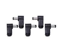 Janasiba DC In-Line, connettore jack ad angolo, 2,1 mm, 5 pezzi