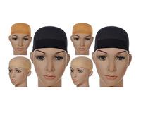 Janasiba Deluxe PerüCke - Rete per capelli per tessitura, 4 pezzi, in rete elasticizzata, colore della pelle