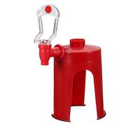 Janasiba Dispenser di soda per bevande e bevande, colore: rosso