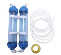 Janasiba Filtro acqua 2 pezzi T33 Cartucce Caso fai da te T33 ciotola filtro bottiglia 4 rubinetti filtro acqua filtro per inversione sistema osmosi