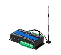 Janasiba GP4-WLTE Smart 4G Global GSM SMS APP Controller 4 CH 4-20mA Analogici Inputs Plastic 10A Relay Outputs, spina UE