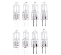 Janasiba Lampadina alogena da 12 V, 20 W, 2 pin, base G4, 8 pezzi, caldo