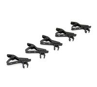 Janasiba Microfono a 5 pezzi clip in cravatta tipo C microfono accessorio per clip collare per microfono a condensatore