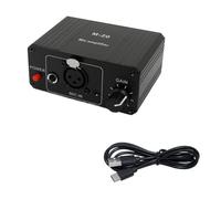 Janasiba Microfono Dinamico Amplificatore Microfono Condensatore M-20 Audio Alimentazione Fantasma 48V Carica Nero per Carica Audio Audio Altoparlante C