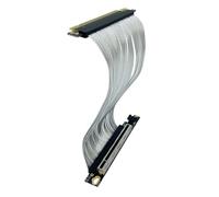 Janasiba PCIe 5.0 X16 - Prolunga per scheda grafica PCI-E 5.0 Gen5 64GB/S, placcato 90°, riser ad angolo retto 15 cm