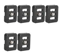 Janasiba Piastra a sgancio rapido per treppiedi con teste a sfera C-10, C-10X, E-10, E-20 e per kit treppiedi della serie 3T-35R/T005, 6 pezzi