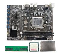 Janasiba Scheda MèRe MinièRe B250C BTC con processore G3900 + DDR4 4 GB di RAM 2666 MHz + SSD 120G 12XPCIE a USB3.0 Slot per scheda LGA1151 per BTC