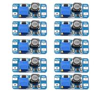 Janasiba Set di 10 controller DC DC con alimentazione USB, 2 V-24 V su 5 V-28 V, uscita 2 A, micro USB