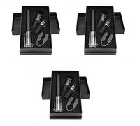 Janasiba Set di 12 cavatappi, pompa ad aria, apribottiglie, confezione regalo contenente vino Oeffner Kit tappo vuoto e strumento per vino