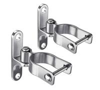 Janasiba Set di 2 cerniere per porta da montaggio a parete, cerniera 1-3/8, in acciaio inox 304, cerniera per recinzione