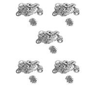 Janasiba Set di 250 inserti per apribottiglie, in acciaio inox, rotondi, per bottiglie fai da te, kit hardware parti fornitura con viti