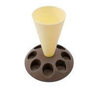 Janasiba Supporto per sac à poche con 8 ugelli scanalati, supporto per sac à poche in plastica per set di decorazioni torte B