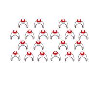 Janasiba Swing Top - Tappo per bottiglie di vetro, 20 pezzi