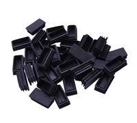 Janasiba Tappi ciechi in plastica, 25 mm x 50 mm, 40 pezzi, colore nero