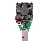 Janasiba Tester di capacità della batteria USB 15 W, di carico elettronica regolabile, tensione 3,7-13 V, parti, accessori