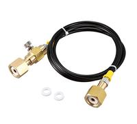 Janasiba Trasferimento 'adattatore del serbatoio O2 FüLl Station con 1,5 M 5Ft W21.8-14 fino a W21.8-14 (DIN 477)