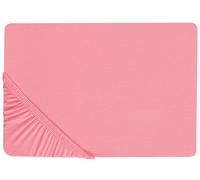JANBU Coprimaterasso elasticizzato Corallo 90x200 cm Cotone