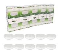 JANDEI - 10 x Lampadina Led GX53 9W (equivalente a 75 W), 900 lumen. Perfetto per case, camere da letto, soggiorni e corridoi. Dimensioni: 74x28 mm. (Bianco Freddo 6000K)