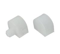 Jandei - 2 tappi terminali profilo flessibile silicone 5 metri per striscia LED con PCB fino a 10 mm di larghezza. Emissione di luce 270°, formato semicircolare 15 mm x 13 mm. Adatto per esterni,