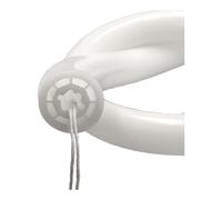 Jandei - 5 metri Profilo flessibile in silicone, forma circolare per l'installazione di strisce LED su superficie, soffitto o sospensione, diametro 22 mm (non include accessori)