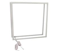 JANDEI - Confezione 2 pannelli LED 60x60 cm. Cornici luminose da 48 W, 4800 lumen per installazione in controsoffitti modulari con pannelli Armstrong, 40.000 ore - Driver incluso (Luce diurna 4200K)