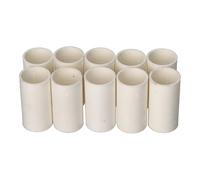 Jandei - Confezione da 10 pezzi. Attacco di fissaggio per tubo di cavi, PVC bianco rigido, diametro 16 mm. (Manicotto rigido)