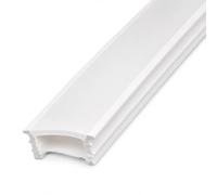 JANDEI - Custodia Flessibile in Silicone 5 Metri, per Striscia LED Senza Macchie, Profilo Adatto per Interni 20mmx10mm (non include striscia)