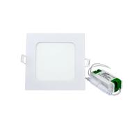 Jandei - Downlight LED 6 W 4000 K quadrato da incasso bianco