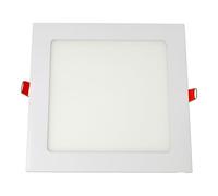JANDEI - Faretto LED da incasso quadrato da 15 W, bianco neutro 4200 K. Perfetto per soggiorni, camere da letto, corridoi e uffici. Alimentatore e driver inclusi. Quadrato 200 mm x 200 mm.