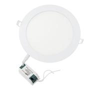 JANDEI - Faretto Led Rotondo Extra Piatto, Illuminazione 15W, 6000K, Bianco Freddo