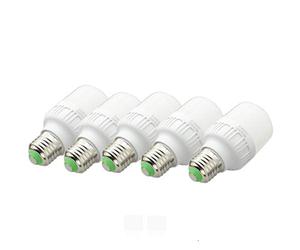 JANDEI - Lampadina LED 5 x 5W E27 Luce filettata 6000K Bianco freddo. Equivalente a 35W a incandescenza.