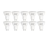JANDEI - Lampadina LED GU10 da 7 W, luce bianca neutra 4200 K - Confezione da 10-650 lumen, dimmerabile (equivalente a una lampada alogena da 27 W) - Per uso interno - Durata fino a 15 anni