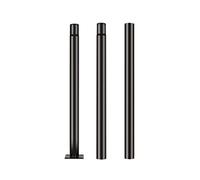 Jandei - Palo verticale di 3 metri in sezioni da 1 metro con base per lampioni solari. Perfetto per esterni, giardini, terrazze.