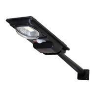 Jandei - Lampione solare LED 100 W, 250 lumen, 54 LED, pannello solare integrato. Include supporto da parete