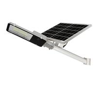 JANDEI - Lampione solare per esterni da 4000 lumen, impermeabile IP65, pannello solare e telecomando, luce bianca fredda 6000K, ideale per giardino, patio, vialetto e parete