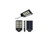 JANDEI - Lampione solare, potente 1500 lumen, con sensore di movimento, telecomando incluso, luce bianca fredda 6000k, faretto solare, luce per giardino, patio (palo non incluso)