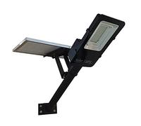 JANDEI - Lampioni LED 200 W Solare Esterno IP65 Pannello Orientabile 120 LED 3500 Lumen 6000 K Bianco Freddo Batteria Ion-Litio